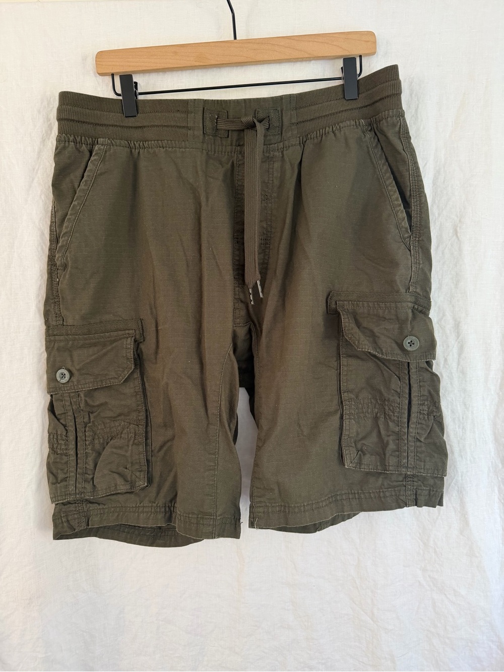 SOUTHPOLE Khaki Green Cargo shorts Y2K XL
